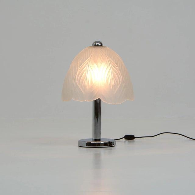 Glass Decorative Table Lamp from Peill & Putzler For Sale - Image 3 of 14