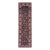 Antique Caucasian Blue Tribal Paisley Wool Hallway Runner Kazak Rug For Sale