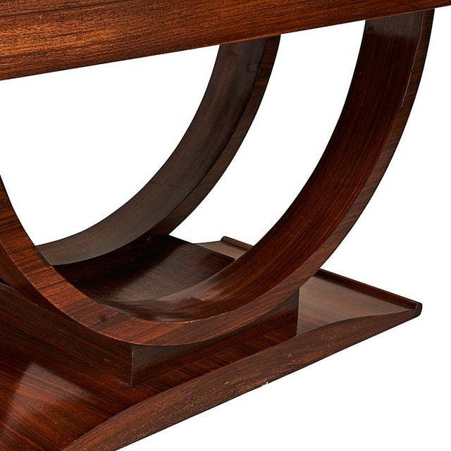 1930s 1930s Schumacher Art Deco French Rosewood Table For Sale - Image 5 of 6