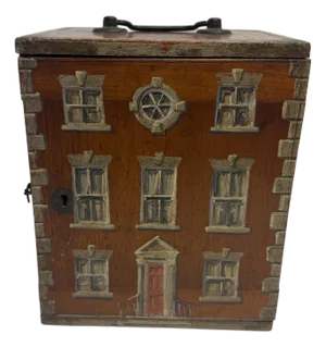 Antique English 1920 Microscope Box Chateau