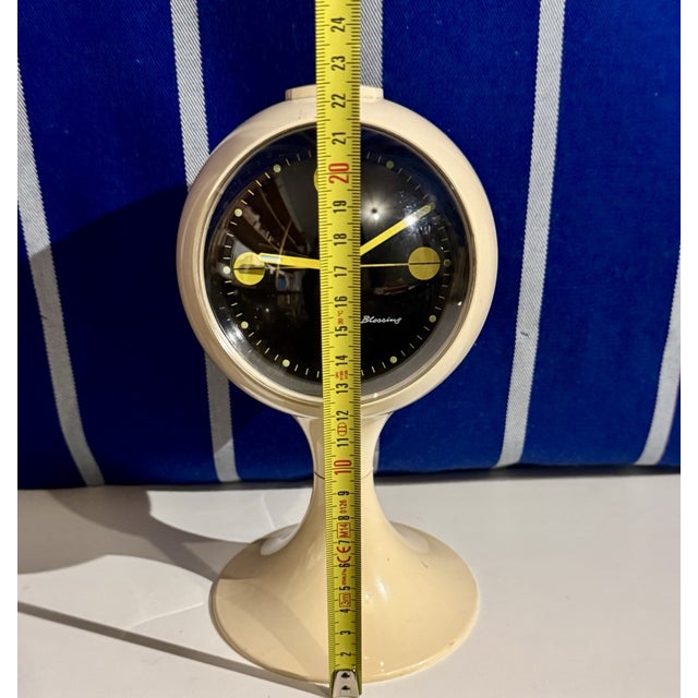 Vintage MCM Space Age Blessing West Germany Alarm Clock For Sale In Dallas - Image 6 of 6