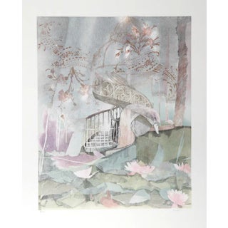 Anton (Toni) Krajnc, "Swan," Lithograph For Sale