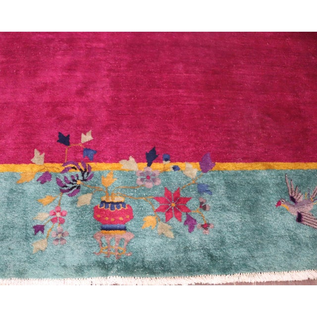 Early 20th Century Antique Art Deco Rug For Sale - Image 5 of 12