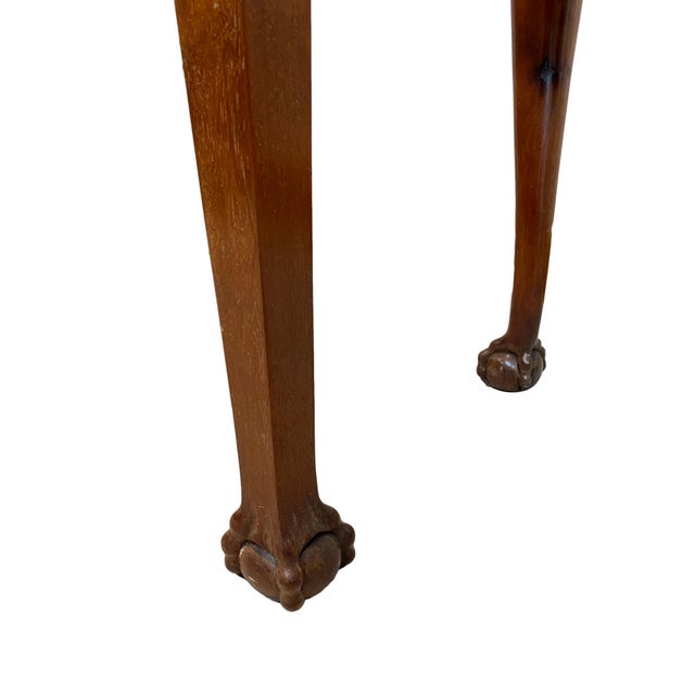 Chippendale Revival Mahogany Three-Drawer Console Table, English, Circa 1880 For Sale - Image 9 of 10