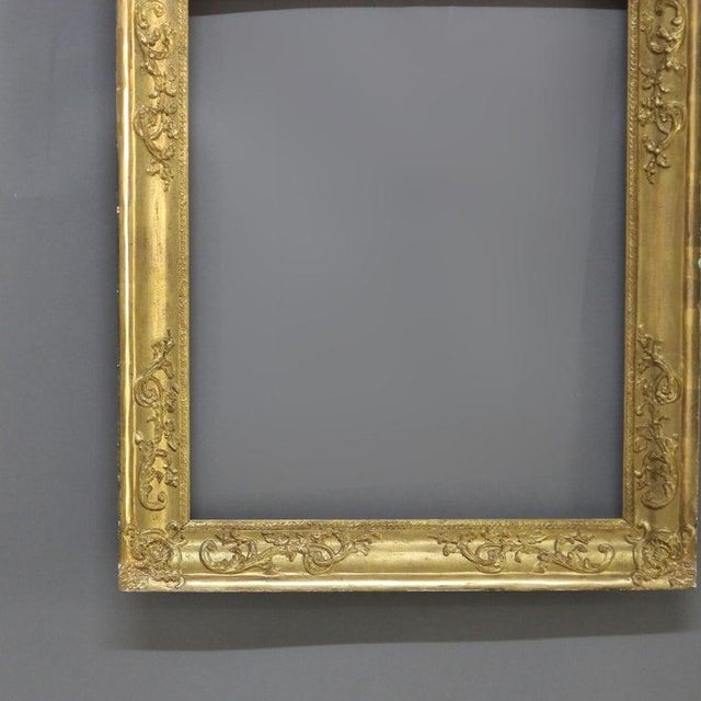 Arts & Crafts Antique Newcomb-Macklin School Arts & Crafts 1st-Finish Gilt Wood Frame, Circa 1910 For Sale - Image 3 of 9