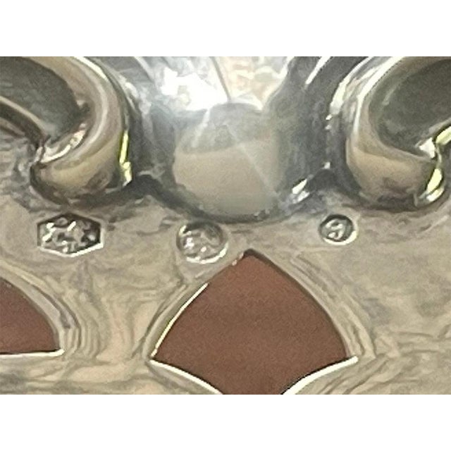 Dutch Silver Bread Basket by Hooijkaas, Schoonhoven, 1966 For Sale - Image 4 of 9