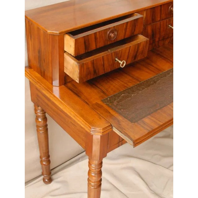French Desk with Castle, 1860 For Sale - Image 4 of 12