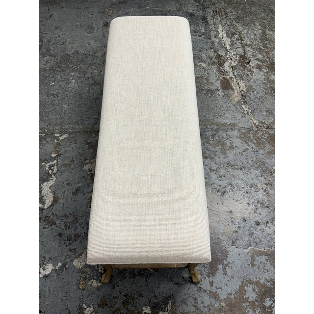 2020s Bernhardt Rustic Patina Collection Bench For Sale - Image 5 of 12