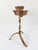 Metal Antique Arts & Crafts Copper Double Pricket Candlestick, C. 1900–1930, Brutalist Style For Sale - Image 7 of 18
