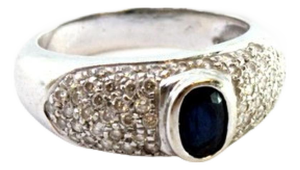 White Gold Ring with Brilliant-Cut Diamonds