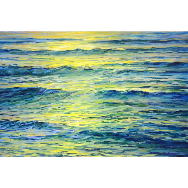 Early 21st Century Sunset.Modern Original Painting. For Sale - Image 5 of 6