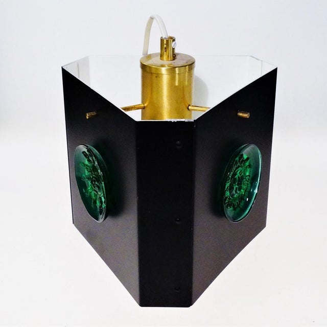 Hans Bergström Triangular Suspensions by Hans Bergström, 1950s, Set of 3 For Sale - Image 4 of 10