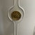 Art Deco Vintage Drum End Table in Gloss White Finish For Sale - Image 3 of 7