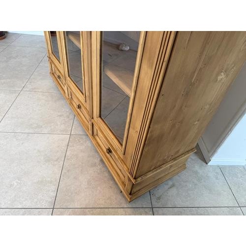 Rustic Display Cabinet in Natural Wood For Sale - Image 18 of 18