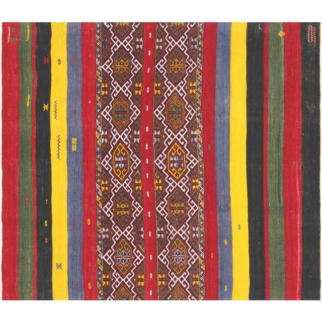 1960s Turkish Kilim For Sale