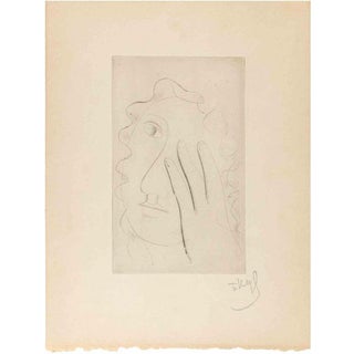 Fernand Léger, Head of a Woman, 1949, Etching For Sale