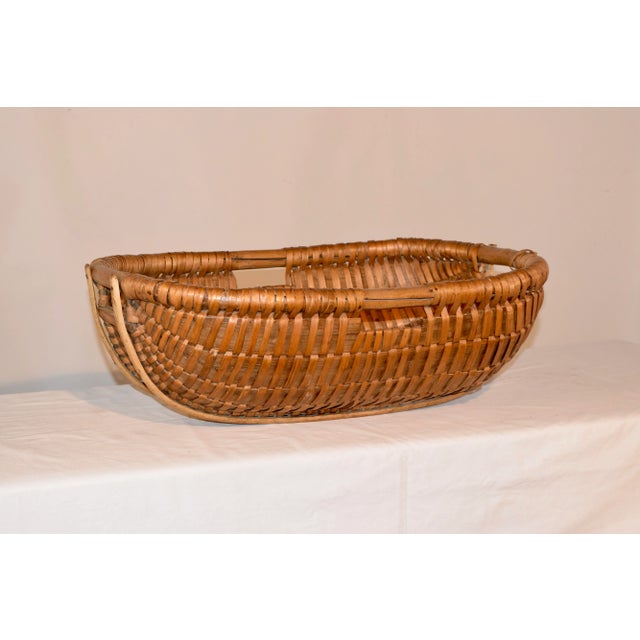19th C Split Oak Basket For Sale - Image 12 of 12