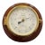 Late 20th Century Wempe Skipper Aneroid Marine Barometer Brass Mahogany Hamburg - German For Sale