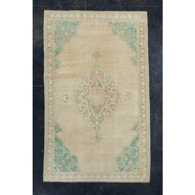Brown Turkish Vintage Rug 3'11" x 6'4" #17470 For Sale - Image 8 of 8
