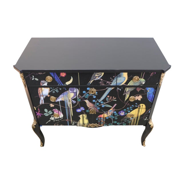 1950s Classic Rococo Style Chests With Christian Lacroix Design For Sale - Image 4 of 7