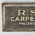 1920s Vintage Hand Painted Metal/Wood "Carpenter & Builder" Trade Sign, Circa 1920 For Sale - Image 5 of 11