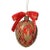 Waterford Crystal Heirloom Red and Gold Christmas Ornament - 2003 For Sale