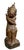 19th Century Carved Wooden Statue Depicting a God, India, 1800s For Sale - Image 3 of 6