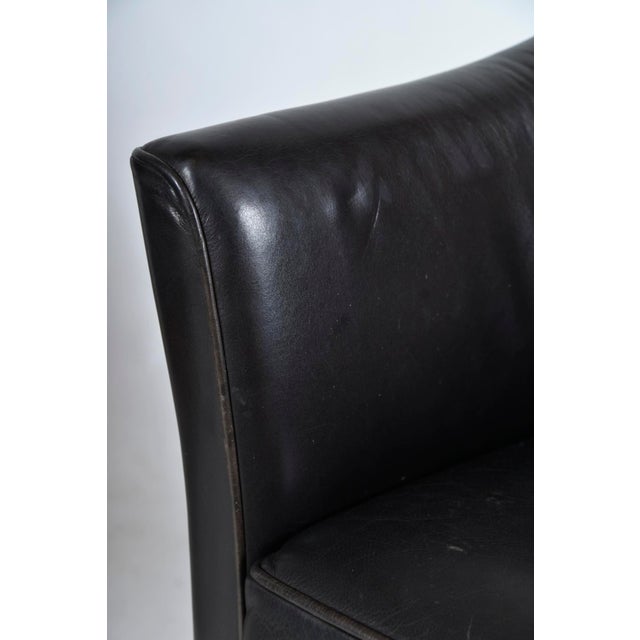 Leather Model MH80 Queen Chairs by Lars Kalmar for Mogens Hansen, Denmark, 1970s, Set of 2 For Sale - Image 17 of 18