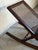 1960s Danish Modern Rocking Magazine Rack in Dark Wood and Cane Denmark 1960s For Sale - Image 5 of 8