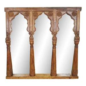 Vintage India Triple Archway Mirror