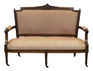 Louis XVI Style Bench in Walnut