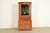 English 18th Century Antique English William & Mary Banded Walnut Mirror Front Secretary Desk With Bookcase Hutch For Sale - Image 3 of 17