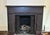 Late 19th-century Victorian fireplace mantel and surround, believed to be original to an 1877 Washington, D.C. townhouse....