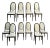 Set of 10 Thonet Dining Chairs Designed by Otto Prutscher For Sale