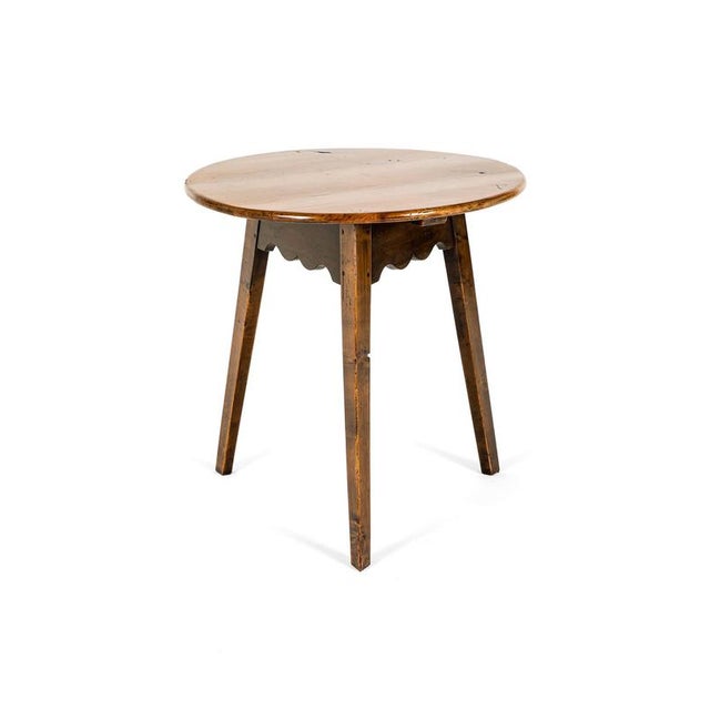 Welsh Fruit Wood Cricket Table For Sale - Image 11 of 11