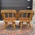 1970s Ficks Reed Mid Century Modern Bamboo / Rattan Swivel Dinette Chairs - A Pair For Sale - Image 13 of 18