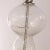 Silver Italian Murano and Crystal Glass Lamp For Sale - Image 8 of 12