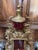 Louis XV Clock and Candelabras in Bronze and Red Marble, Set of 3 For Sale - Image 6 of 9