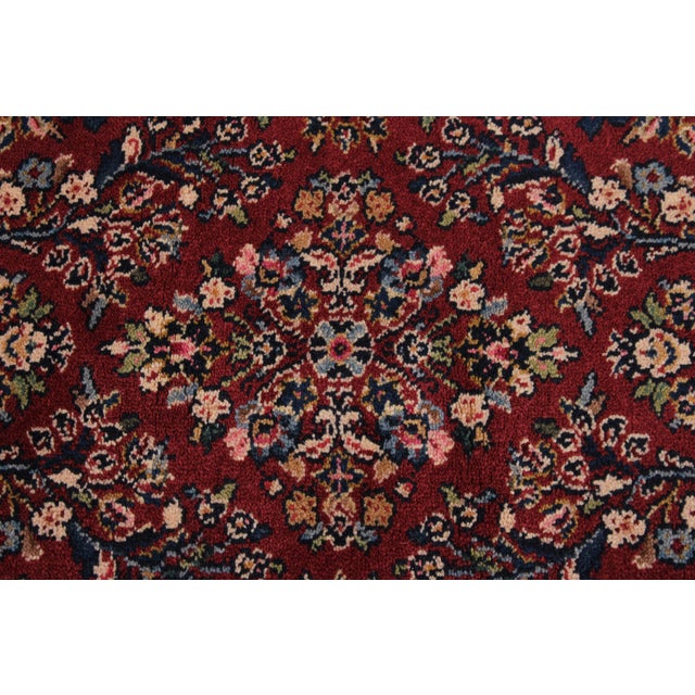 Karastan Red Sarouk Approx: 2’6” X 4’3” Area Rug For Sale In Philadelphia - Image 6 of 14