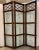 Brown Maitland-Smith Neoclassical Style Regency Mahogany Finished 3 Panel Glass Screen For Sale - Image 8 of 8