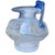 1950s Murano Scavo Glass Amphora Vase With Cobalt Blue Handles For Sale - Image 5 of 17