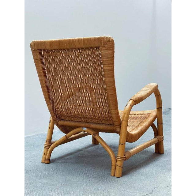 Rattan Bamboo Armchair from Arco, Germany, 1960s For Sale - Image 14 of 17