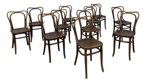 Bistro Chairs from Thonet, 1920, Set of 12