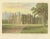 Antique print titled 'Drakelowe Hall'. Color printed woodblock of Drakelowe Hall in South Derbyshire, England. This print...