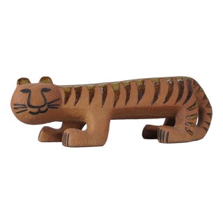 Afrika Collection Tiger in Ceramic by Lisa Larson for Gustavsberg, 1964 For Sale
