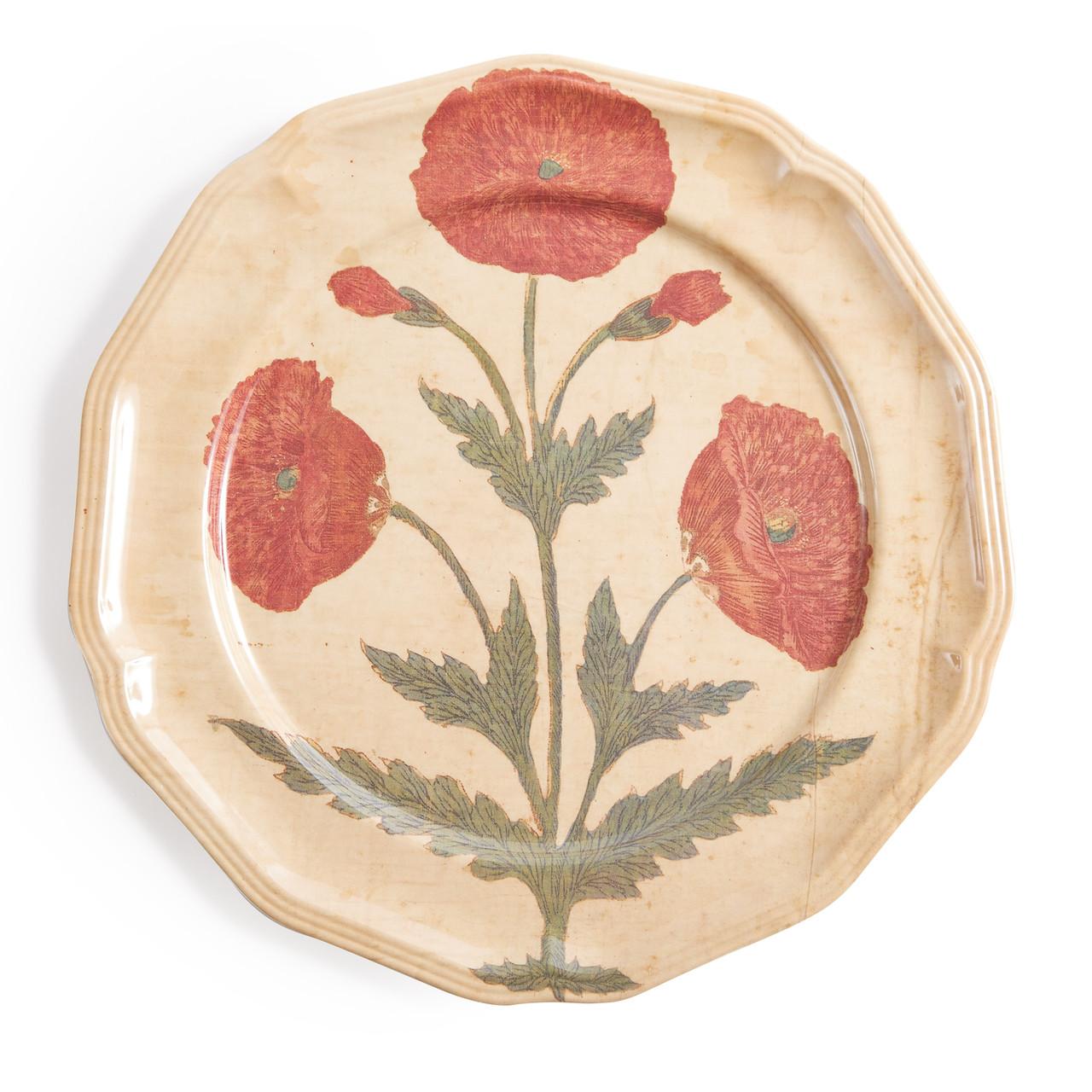 Poppy Red Side Plates, Set of 4 - Thumbnail 4