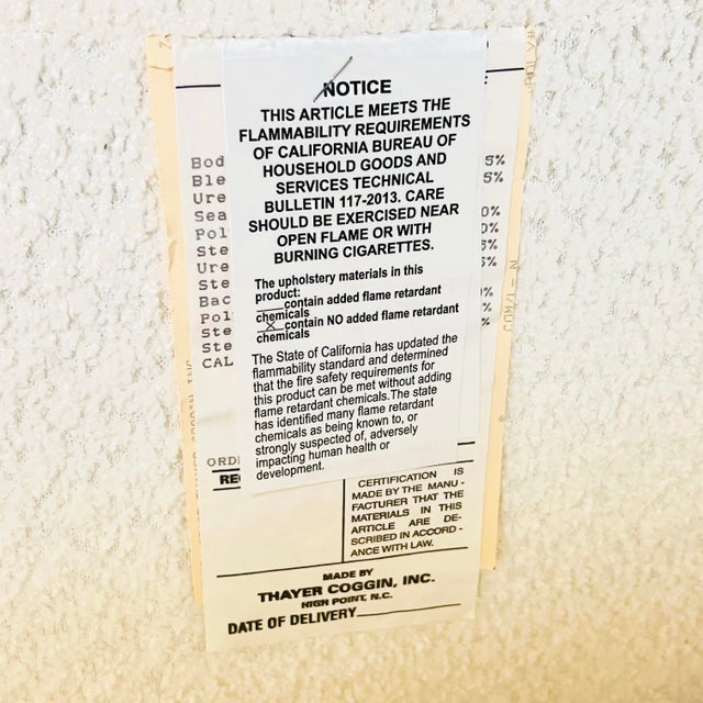 2 Piece Curved "Slice" Sectional Sofa by Thayer Coggin For Sale - Image 13 of 14