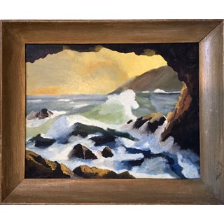 California Coast, Sunset by Ray Mancini, 1969 For Sale