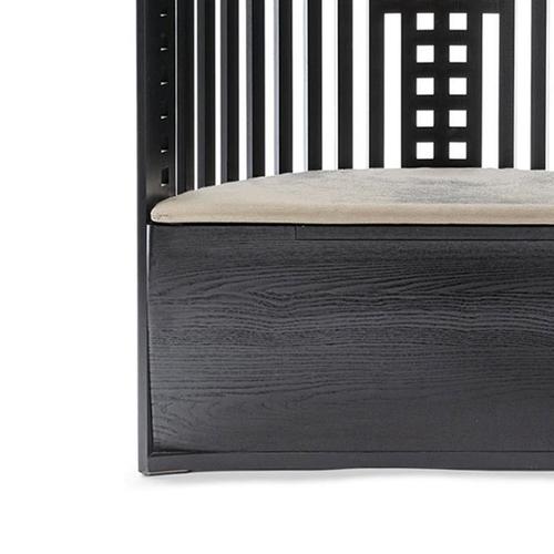 Cassina Model 312 Willow Trone-Armchair by Charles Rennie Mackintosh for Cassina For Sale - Image 4 of 7