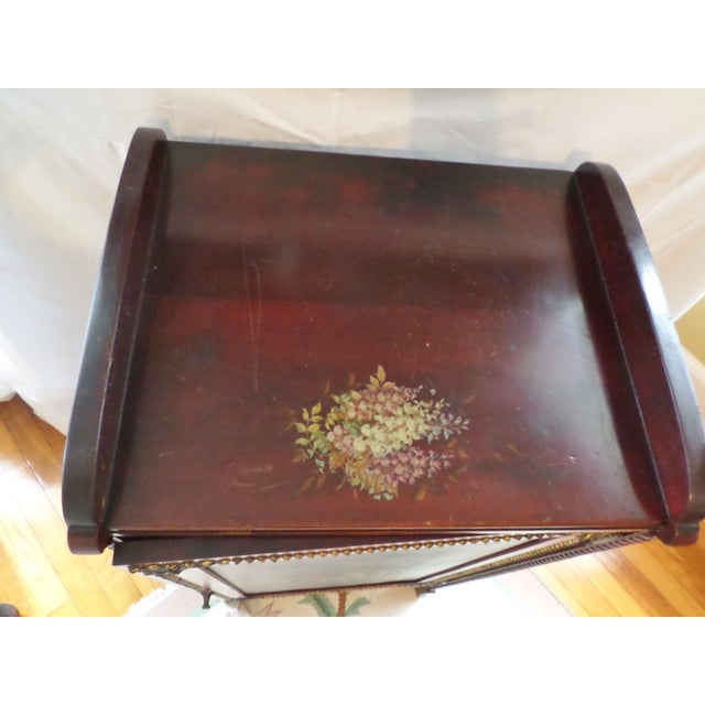 Antique French HandPainted Sheet Music With Bronze Mounts